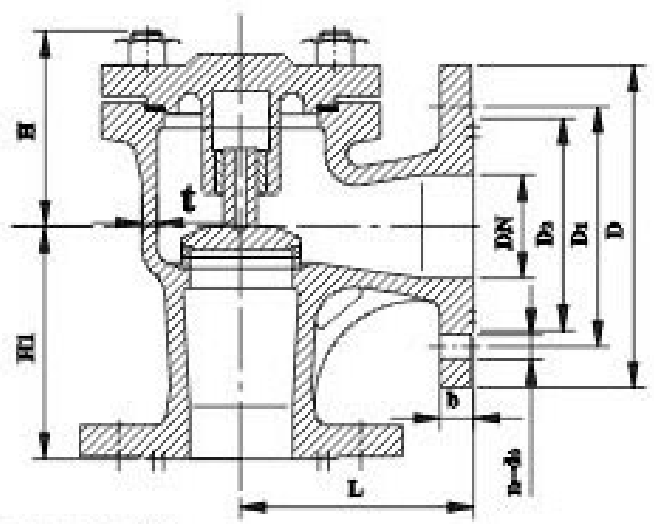 Drawing of GB T586 Marine Cast Steel Flanged Check Valve Type B BS.png Drawing of GB T586 Marine Cast Steel Flanged Check Valve Type B BS.png
